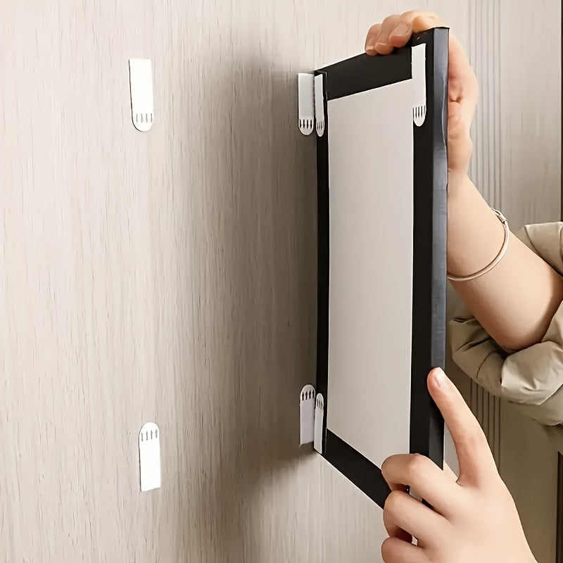 Damage-Free! 64 Pcs (32 Pairs) Removable Picture Hanging Strips