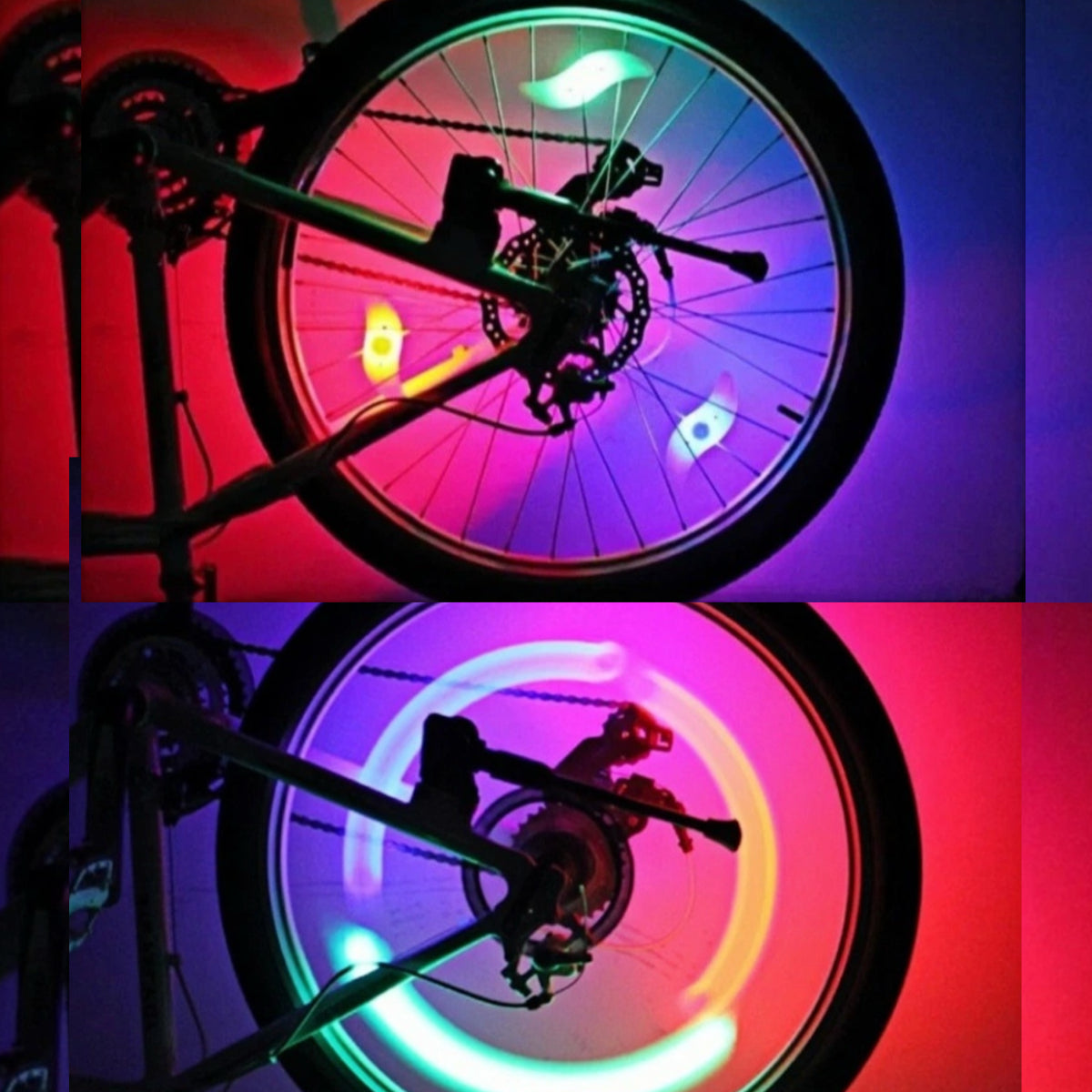 3-Pack LED Bike Spoke Wheel Lights