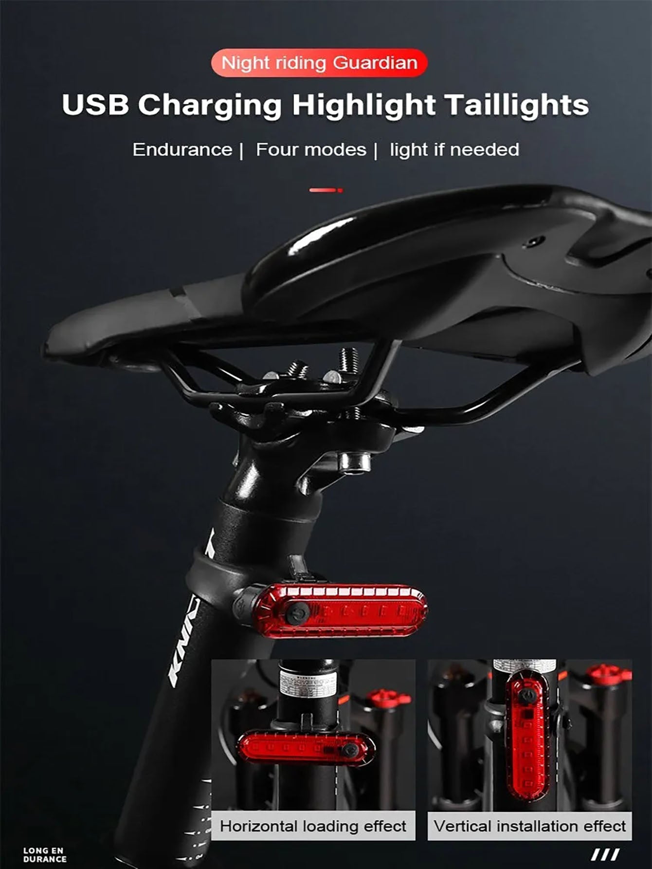 「🔥 Buy One Get One」USB Bike Tail Light