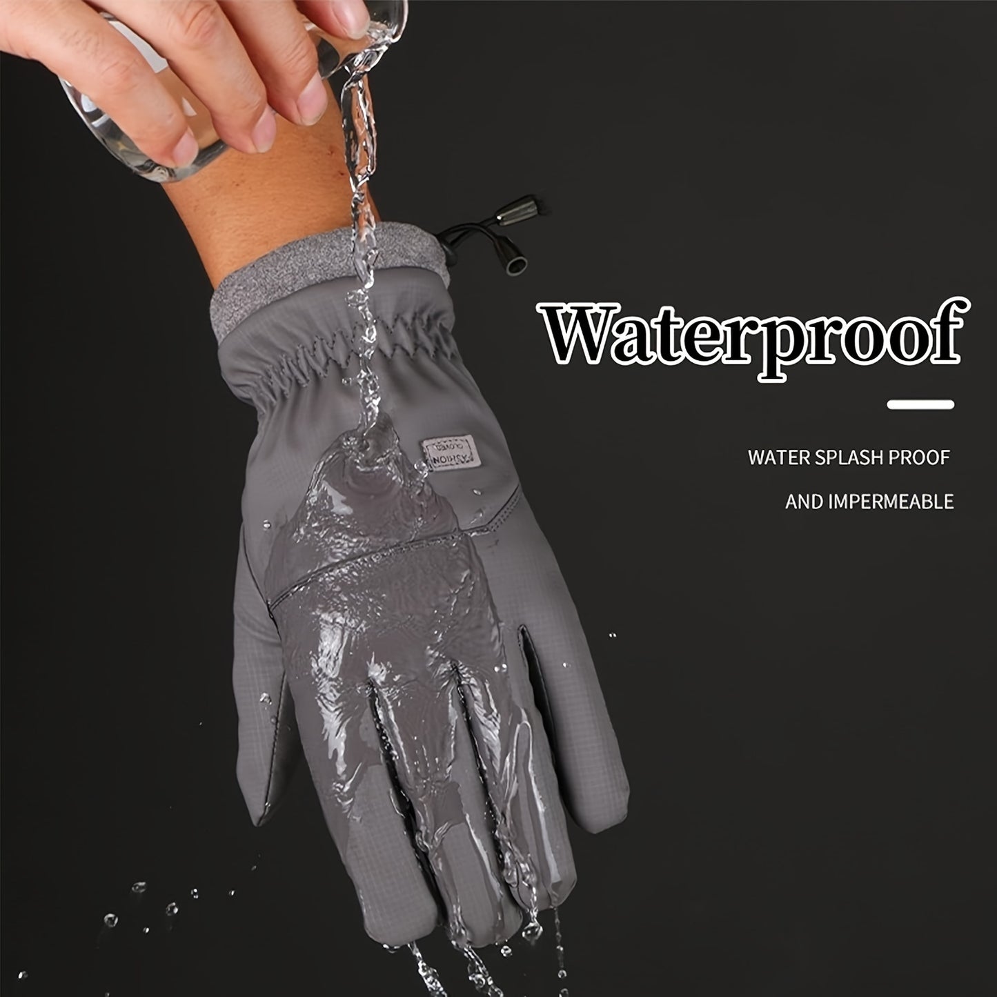 Winter Waterproof Thermal Gloves for Men & Women