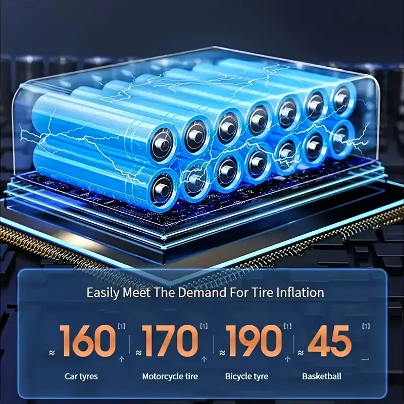 Portable Tire Inflator Air Compressor – 100W