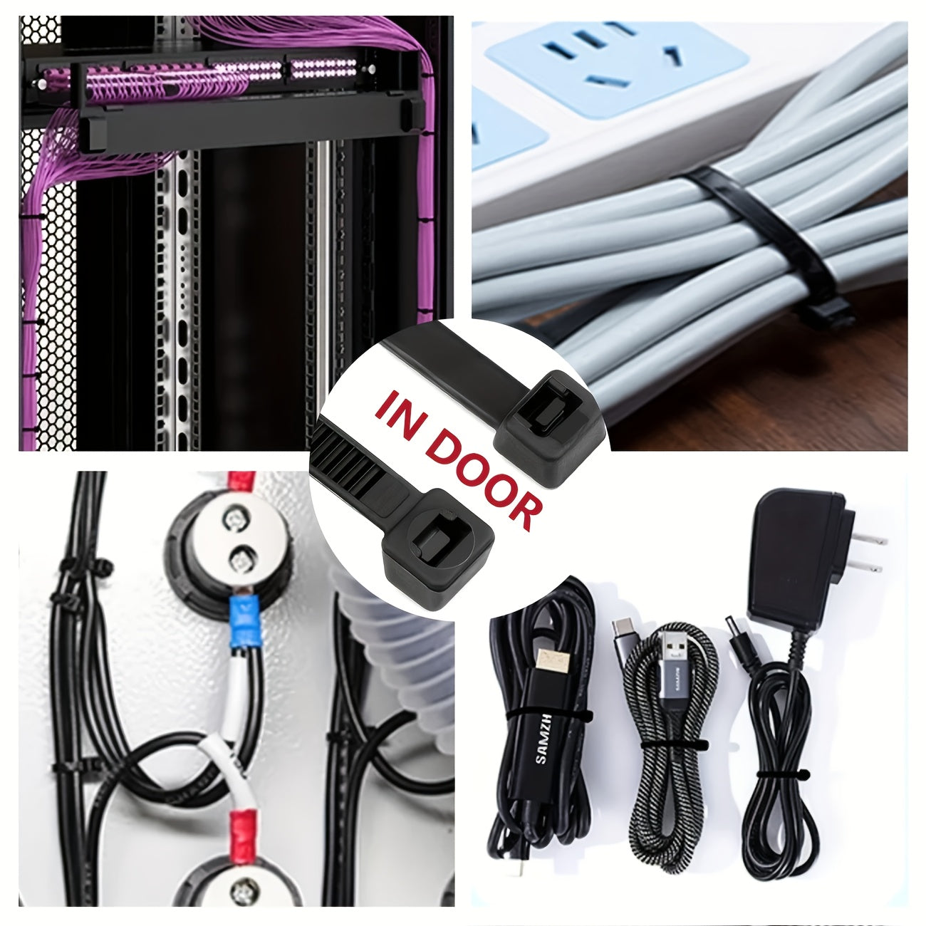 Black Friday Deal: 100-Pack Assorted Zip Ties | Christmas Decor & Cable Mgmt