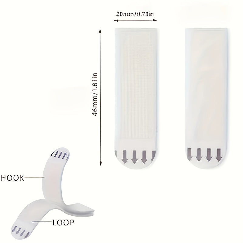 Damage-Free! 64 Pcs (32 Pairs) Removable Picture Hanging Strips