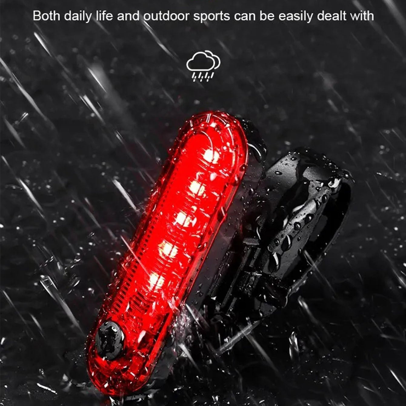 「🔥 Buy One Get One」USB Bike Tail Light