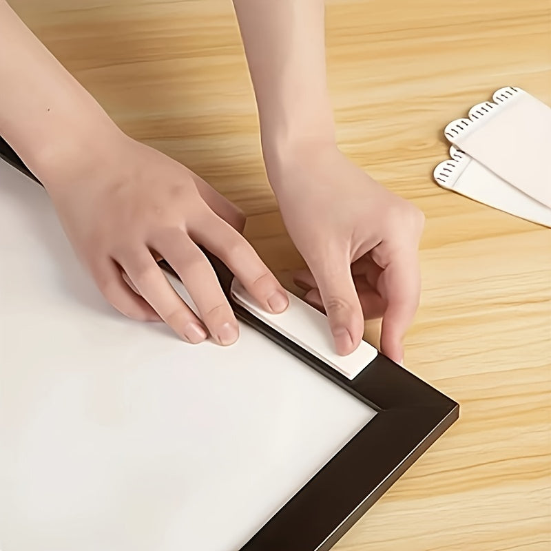 Damage-Free! 64 Pcs (32 Pairs) Removable Picture Hanging Strips