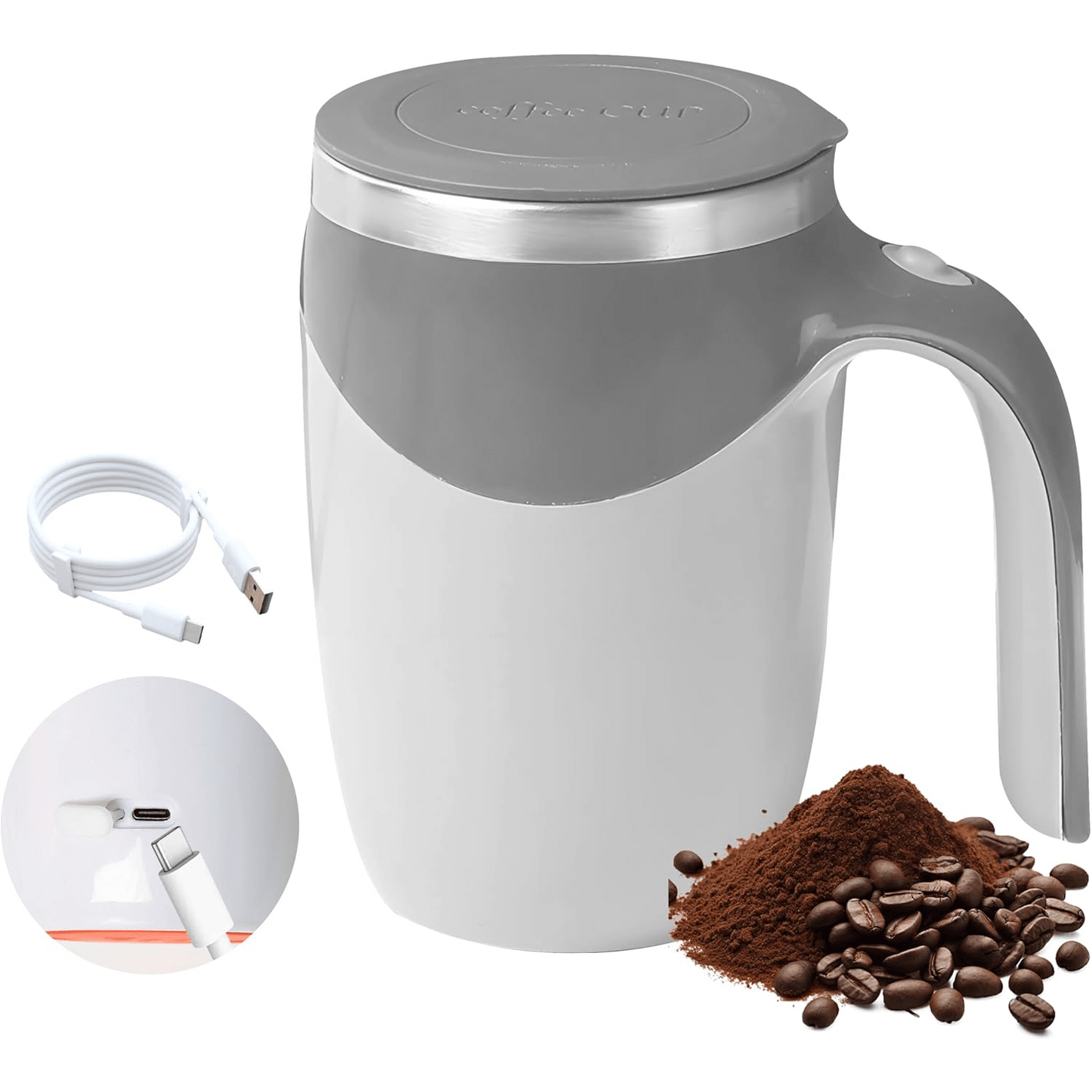 Automatic Magnetic Self-Stirring Coffee Mug