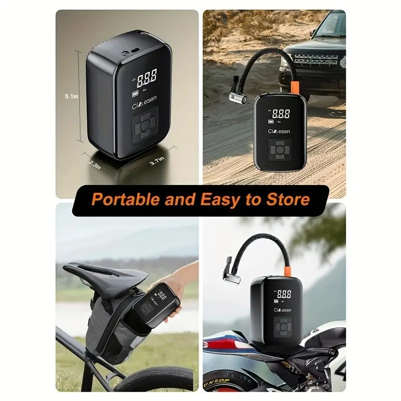 Portable Tire Inflator Air Compressor – 100W