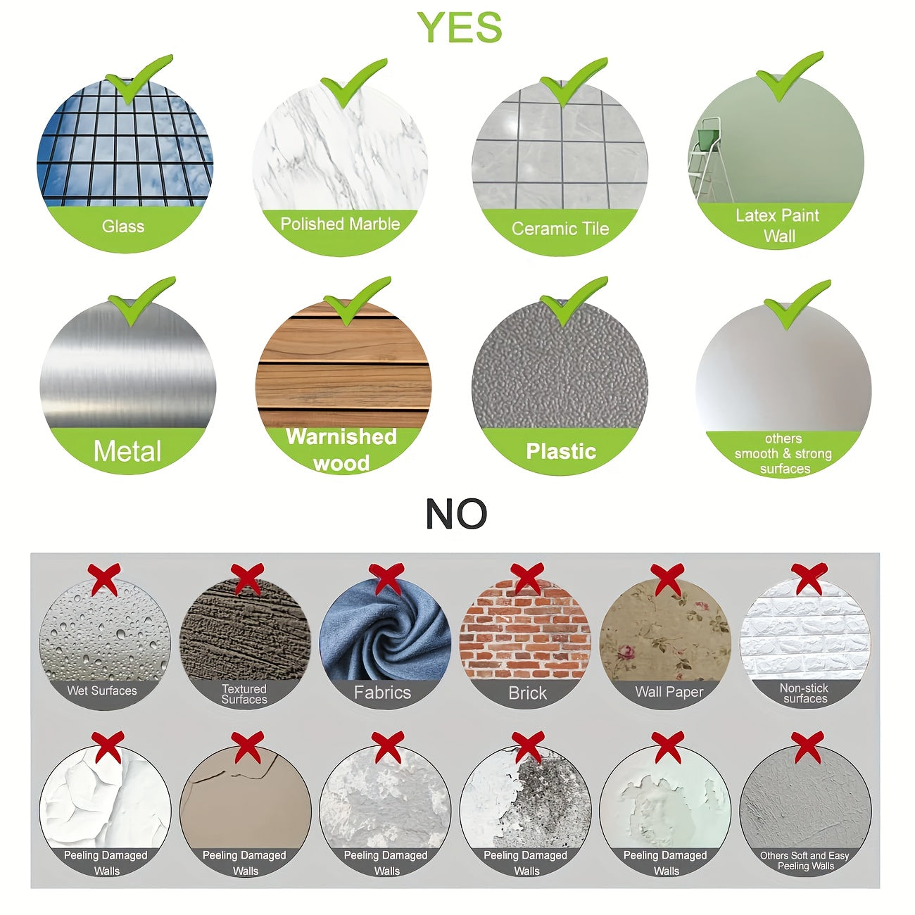 Damage-Free! 64 Pcs (32 Pairs) Removable Picture Hanging Strips