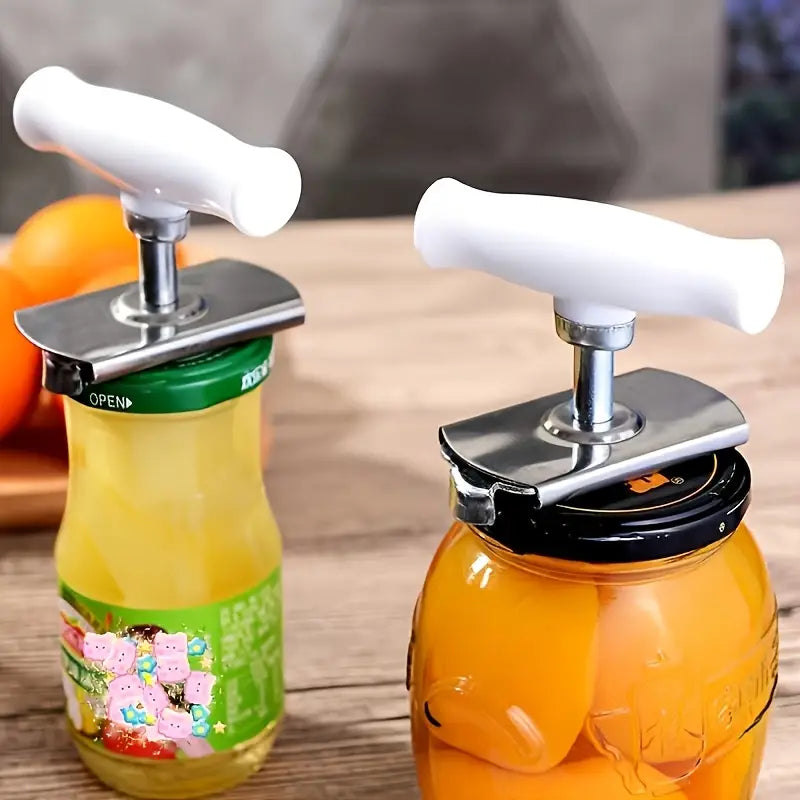 2-Pack: 304 Stainless Steel Effort-Saving Jar & Can Opener Set
