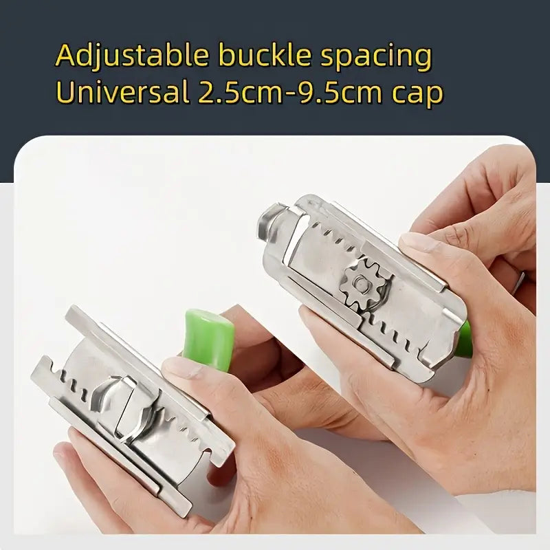 2-Pack: 304 Stainless Steel Effort-Saving Jar & Can Opener Set